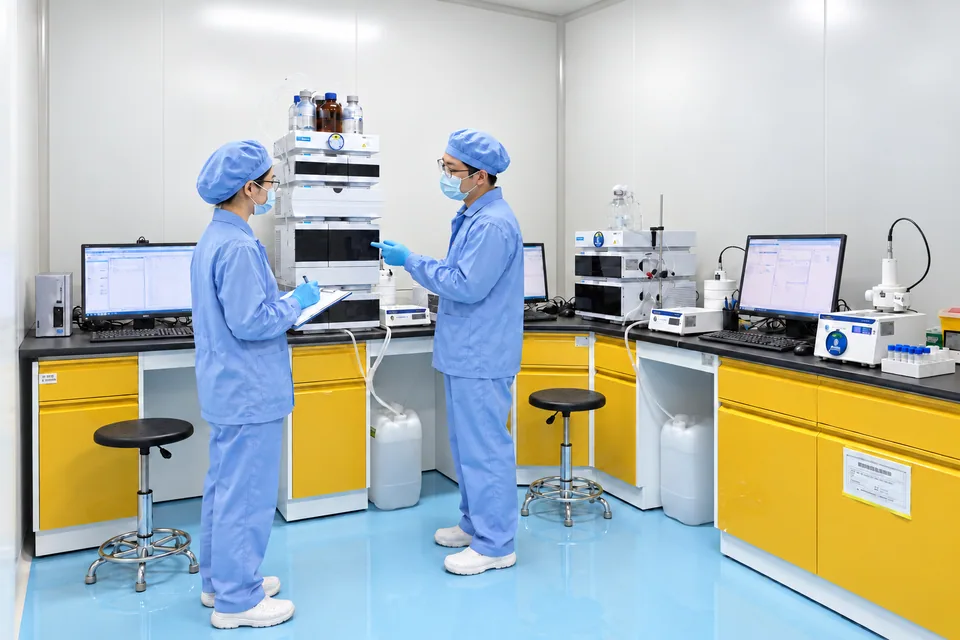 Analytical laboratory environment for radiochemical sample analysis