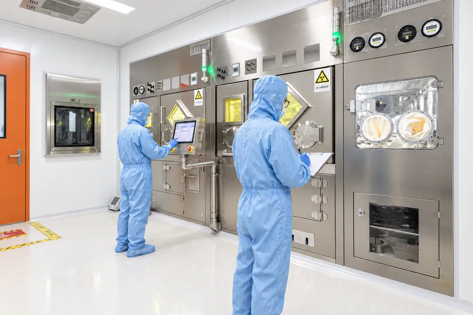 Shielded-processing environment for radiopharmaceutical research
