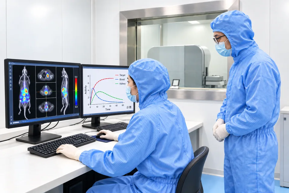 Small-animal molecular imaging environment beside an imaging system