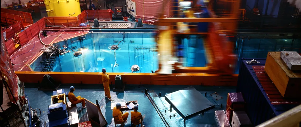 CANDU facility photographed during a site visit